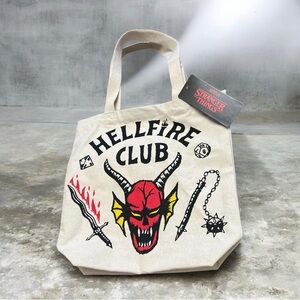 Stranger Things Hellfire Club 14" Canvas Tote Bag